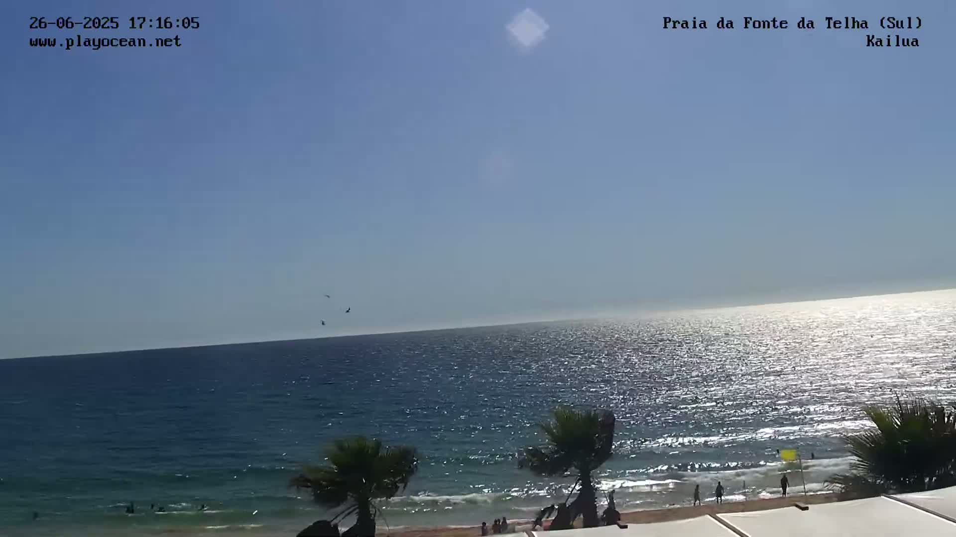 Praia da Fonte da Telha Beach, Costa de Caparica Surf  Live Cam - Almada, Setubal, Lisbon, Portugal