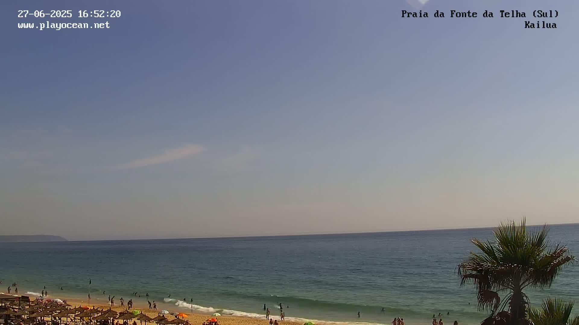 Praia da Fonte da Telha Beach, Costa de Caparica Surf  Live Cam - Almada, Setubal, Lisbon, Portugal