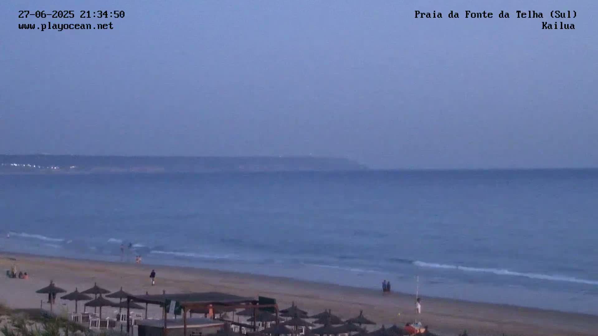 Praia da Fonte da Telha Beach, Costa de Caparica Surf  Live Cam - Almada, Setubal, Lisbon, Portugal