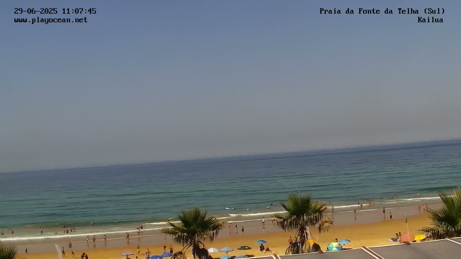Praia da Fonte da Telha Beach, Costa de Caparica Surf  Live Cam - Almada, Setubal, Lisbon, Portugal