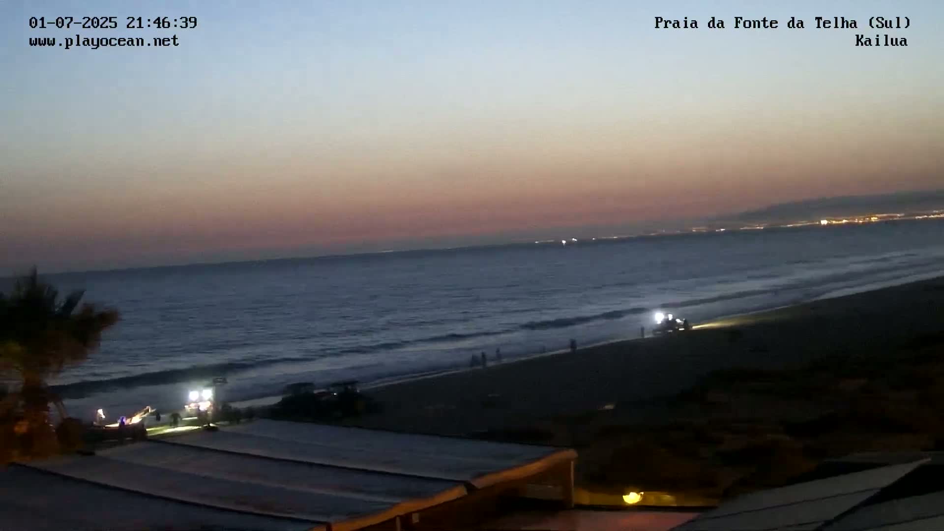 Praia da Fonte da Telha Beach, Costa de Caparica Surf  Live Cam - Almada, Setubal, Lisbon, Portugal