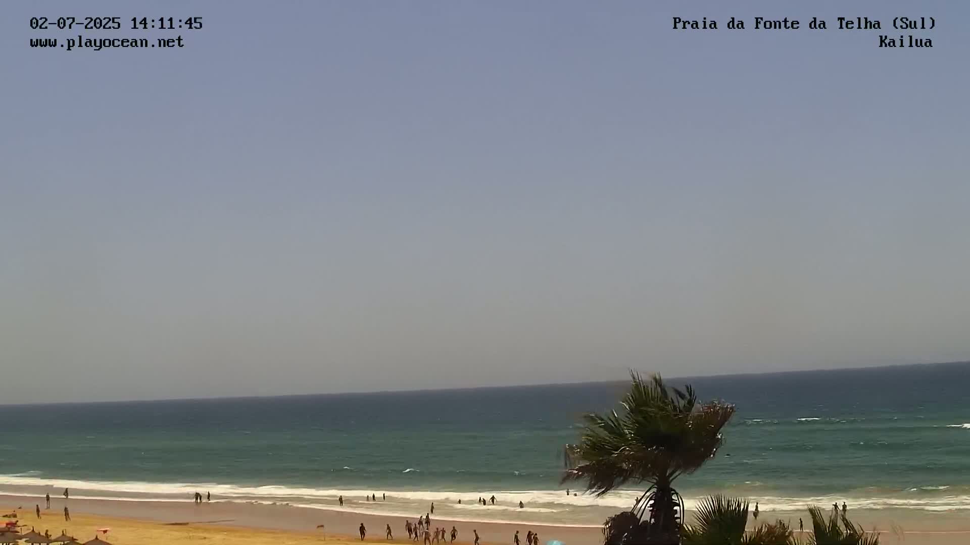 Praia da Fonte da Telha Beach, Costa de Caparica Surf  Live Cam - Almada, Setubal, Lisbon, Portugal