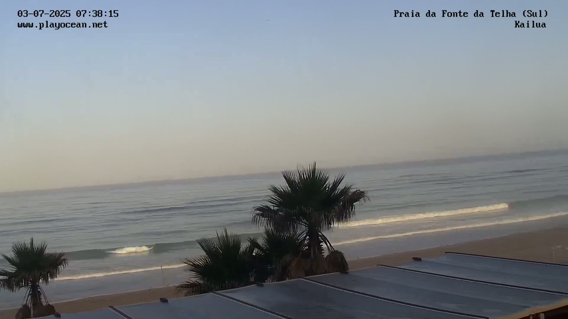 Praia da Fonte da Telha Beach, Costa de Caparica Surf  Live Cam - Almada, Setubal, Lisbon, Portugal