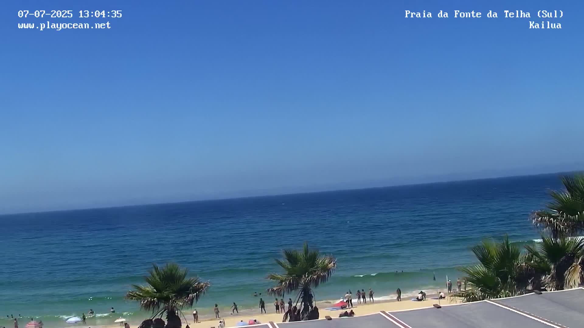Praia da Fonte da Telha Beach, Costa de Caparica Surf  Live Cam - Almada, Setubal, Lisbon, Portugal