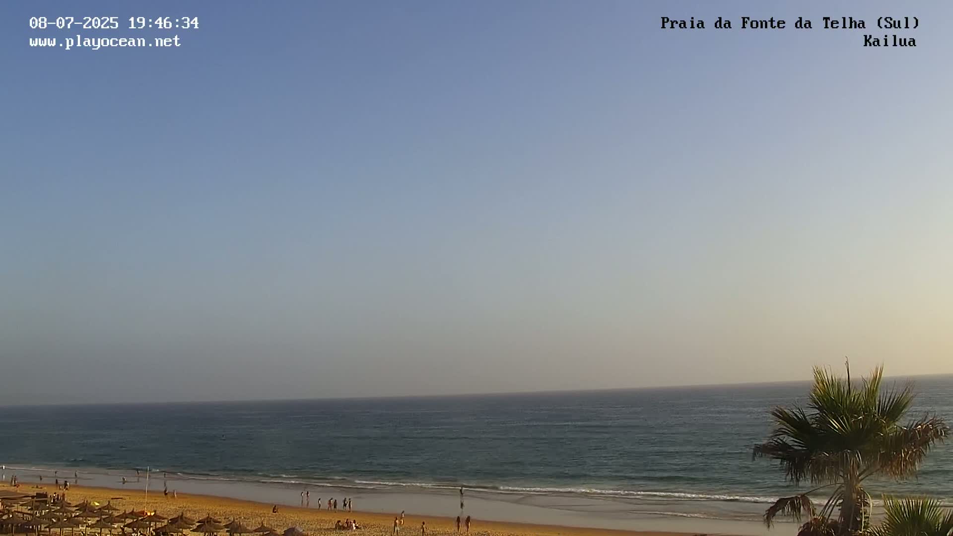 Praia da Fonte da Telha Beach, Costa de Caparica Surf  Live Cam - Almada, Setubal, Lisbon, Portugal