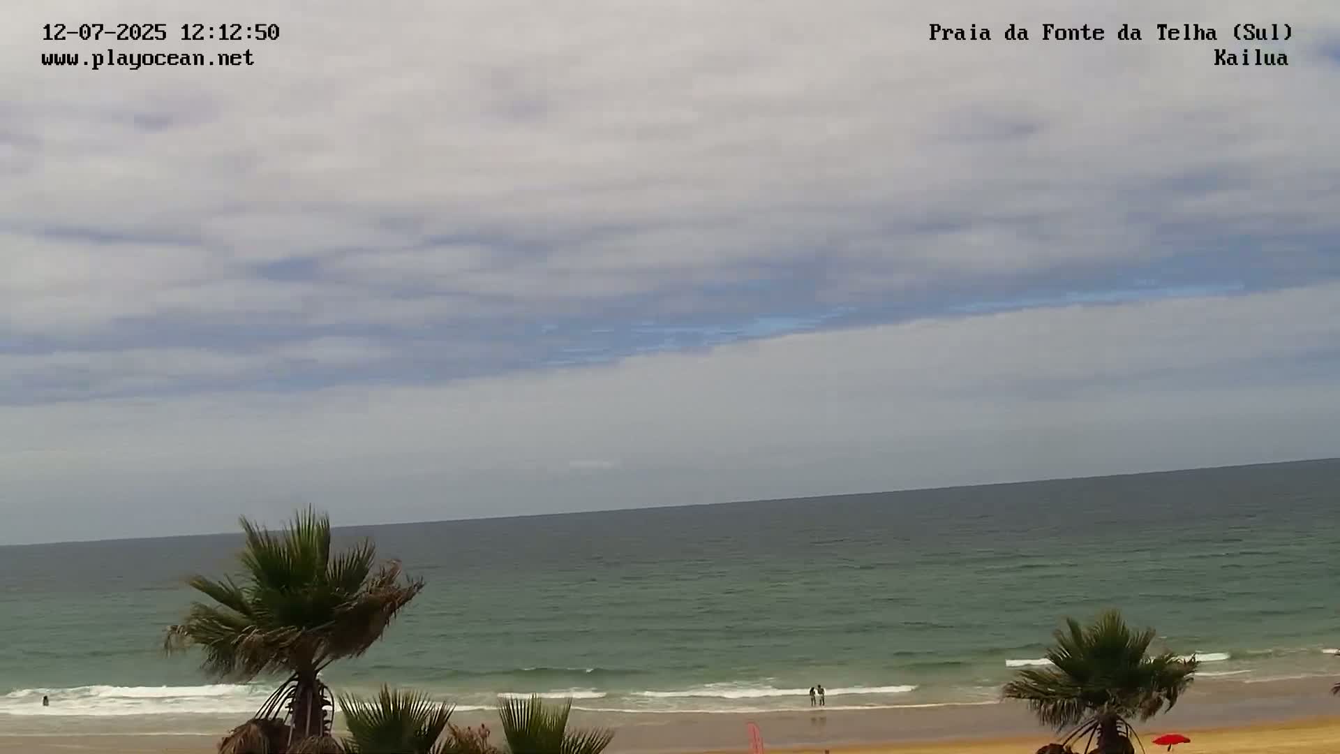 Praia da Fonte da Telha Beach, Costa de Caparica Surf  Live Cam - Almada, Setubal, Lisbon, Portugal