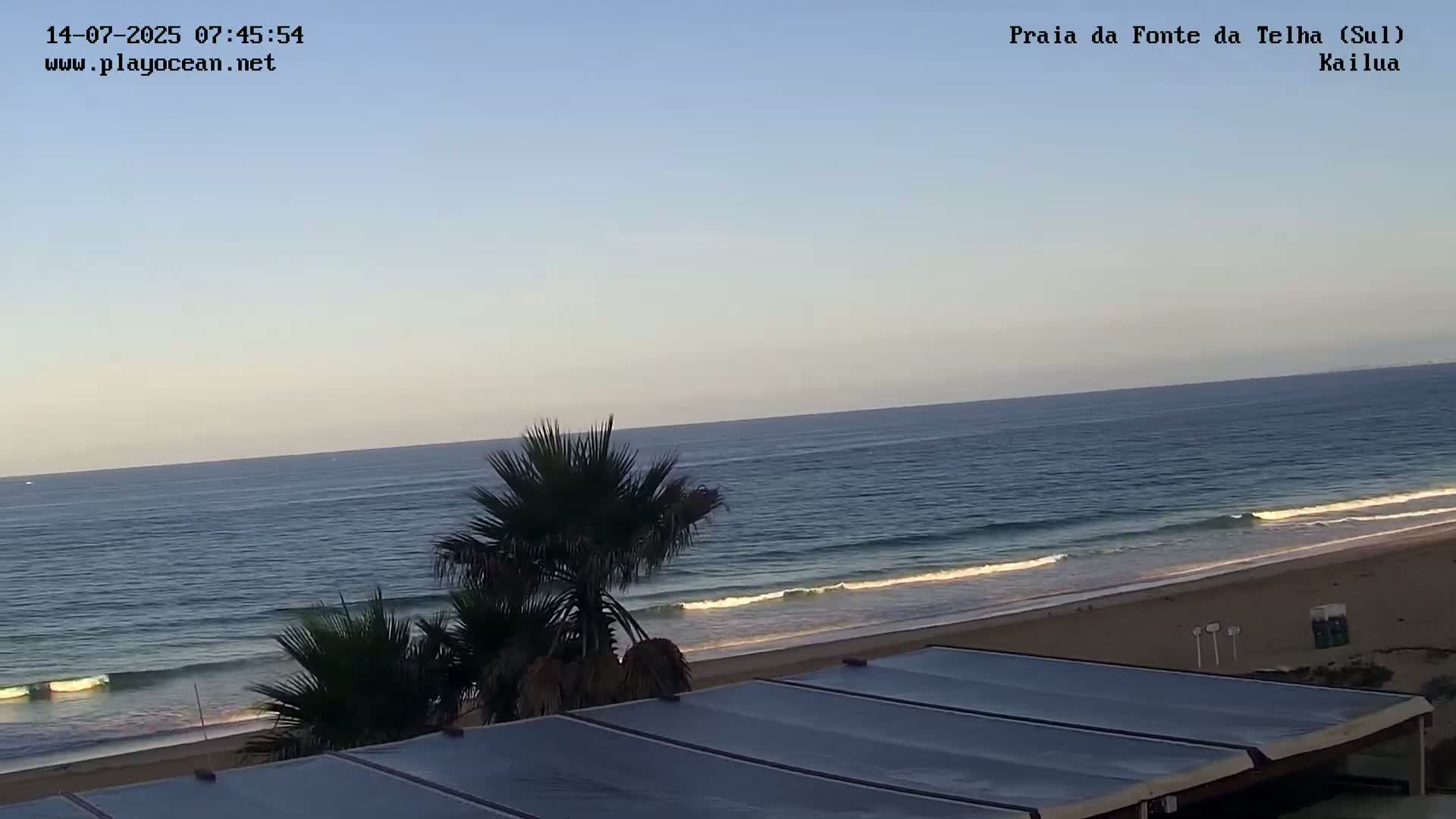 Praia da Fonte da Telha Beach, Costa de Caparica Surf  Live Cam - Almada, Setubal, Lisbon, Portugal