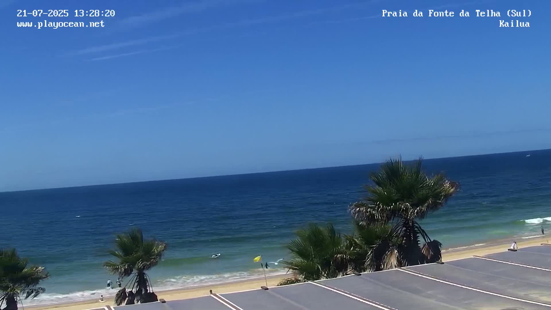 Praia da Fonte da Telha Beach, Costa de Caparica Surf  Live Cam - Almada, Setubal, Lisbon, Portugal