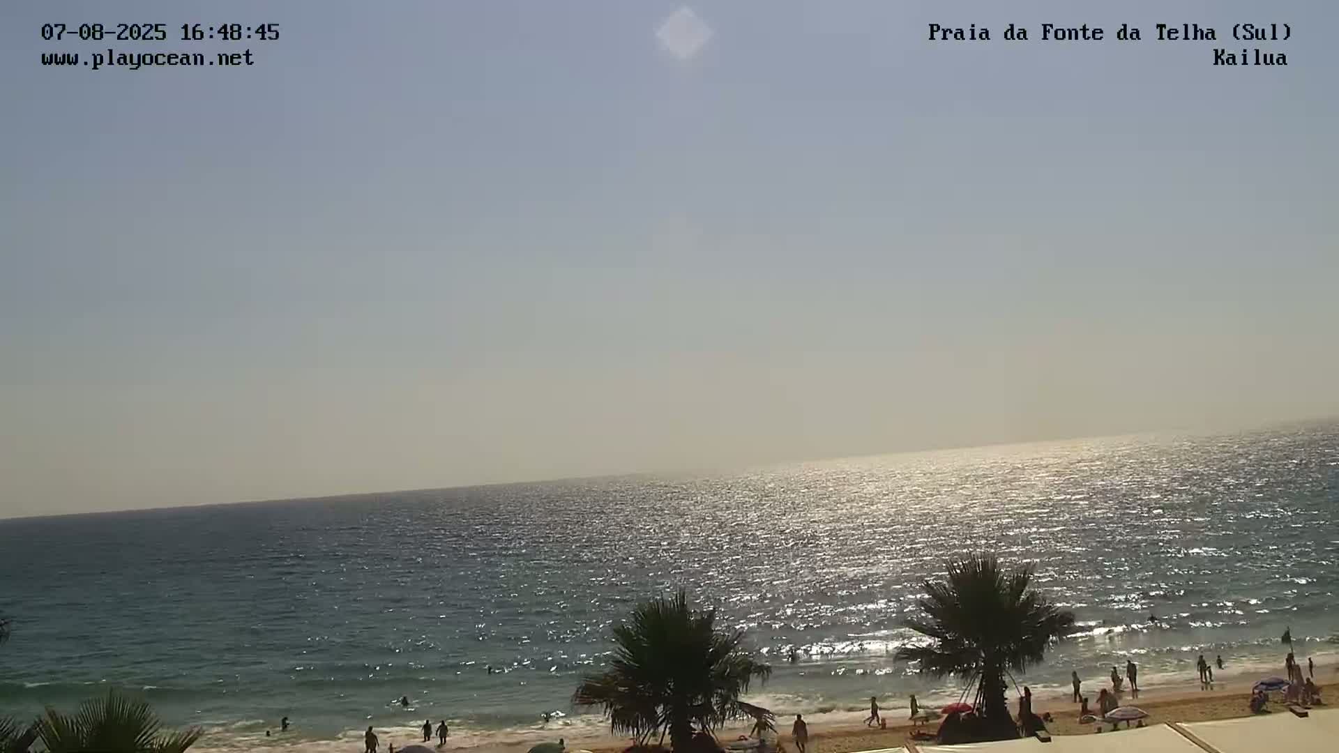Praia da Fonte da Telha Beach, Costa de Caparica Surf  Live Cam - Almada, Setubal, Lisbon, Portugal