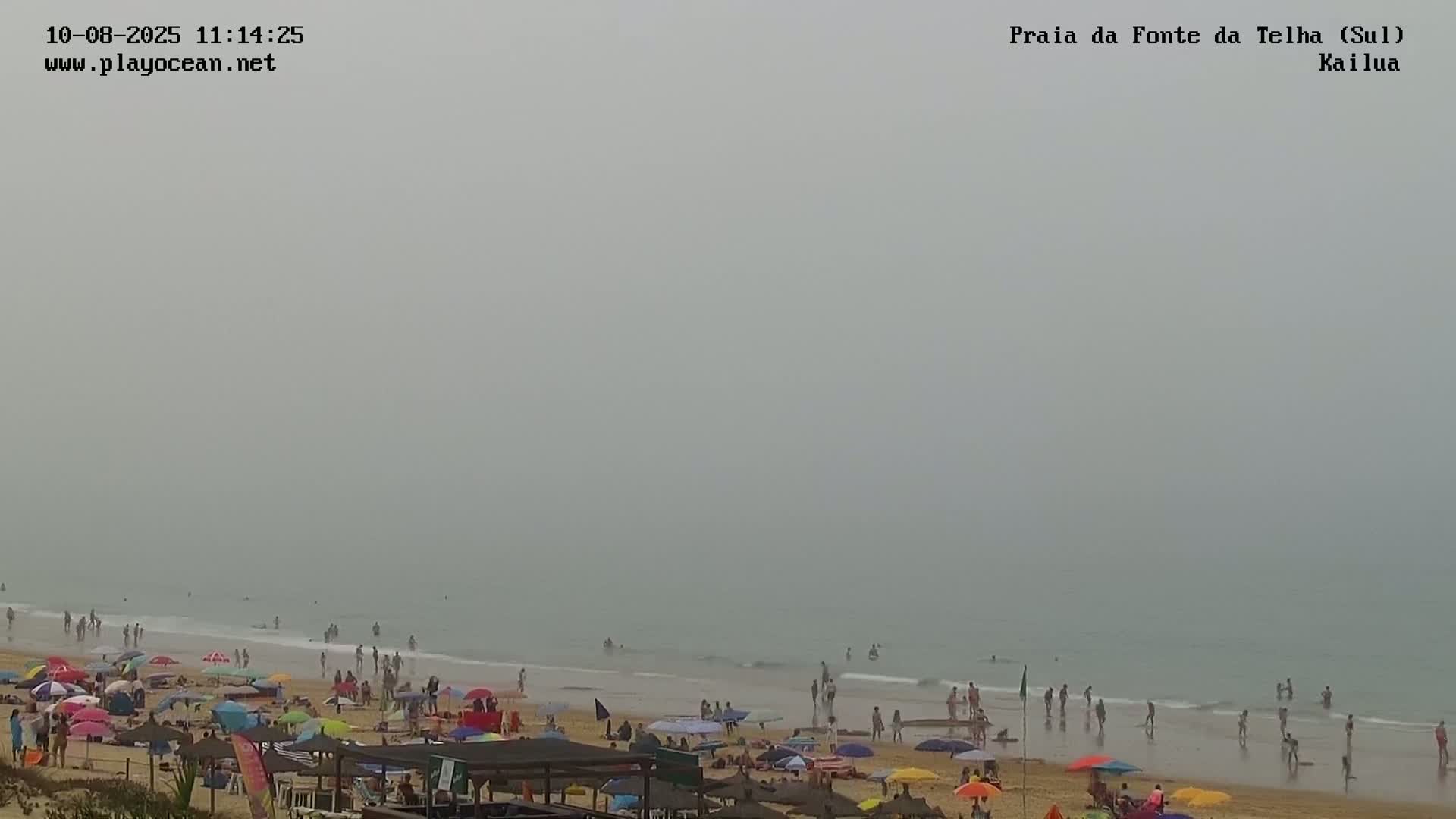 Praia da Fonte da Telha Beach, Costa de Caparica Surf  Live Cam - Almada, Setubal, Lisbon, Portugal