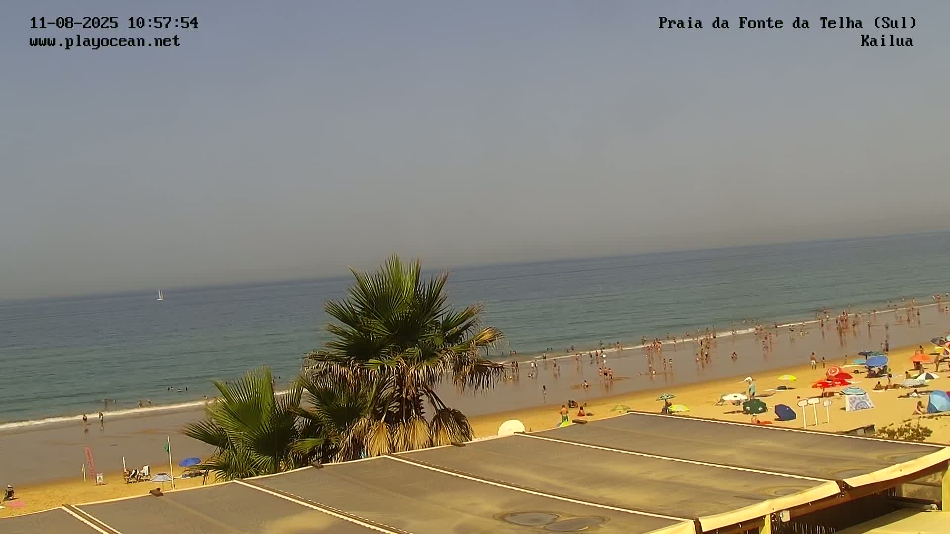 Praia da Fonte da Telha Beach, Costa de Caparica Surf  Live Cam - Almada, Setubal, Lisbon, Portugal