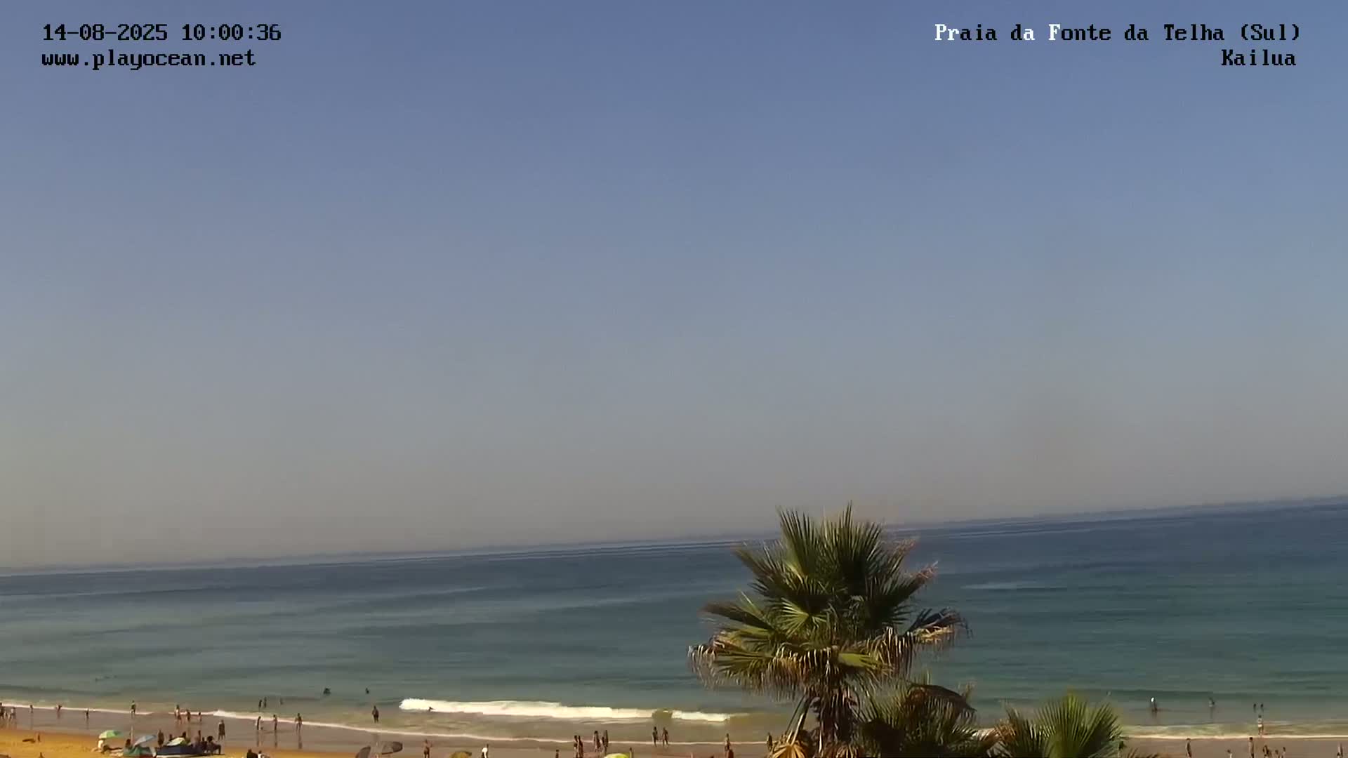 Praia da Fonte da Telha Beach, Costa de Caparica Surf  Live Cam - Almada, Setubal, Lisbon, Portugal