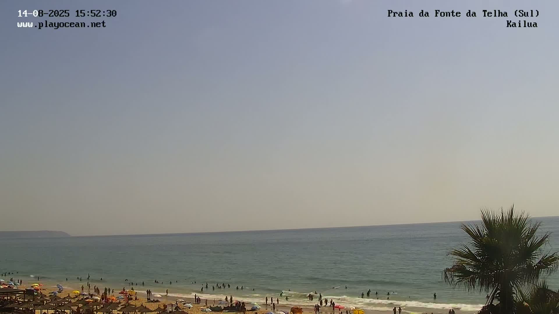 Praia da Fonte da Telha Beach, Costa de Caparica Surf  Live Cam - Almada, Setubal, Lisbon, Portugal