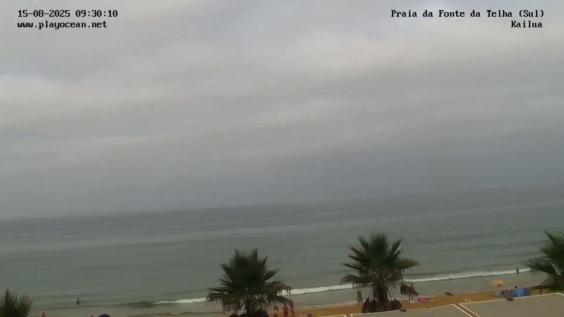 Praia da Fonte da Telha Beach, Costa de Caparica Surf  Live Cam - Almada, Setubal, Lisbon, Portugal