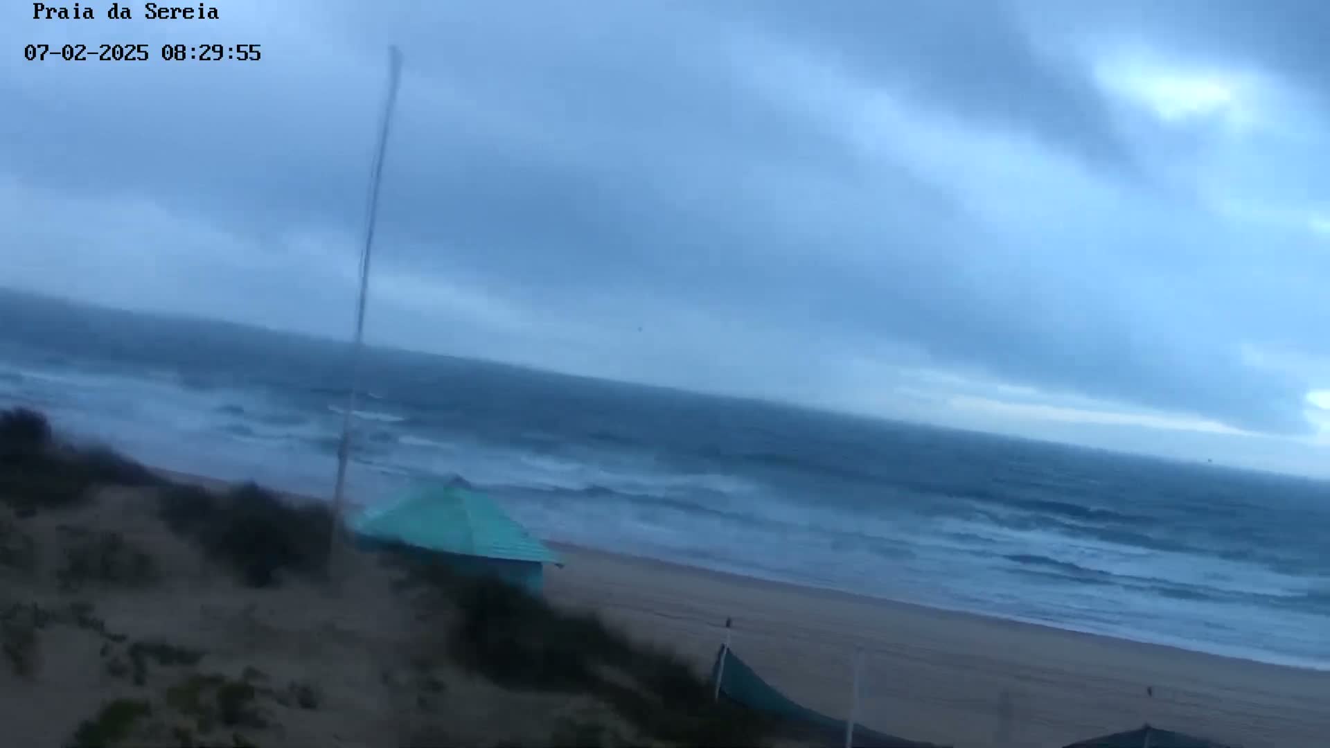  Praia da Sereia Beach, Costa da Caparica Live Cam - Almada, Setubal, Portugal