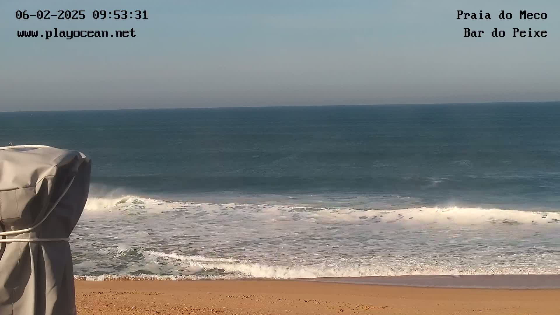 Praia do Meco Beach , Moinho de Baixo Live Cam  - Sesimbra,  Setubal, Portugal