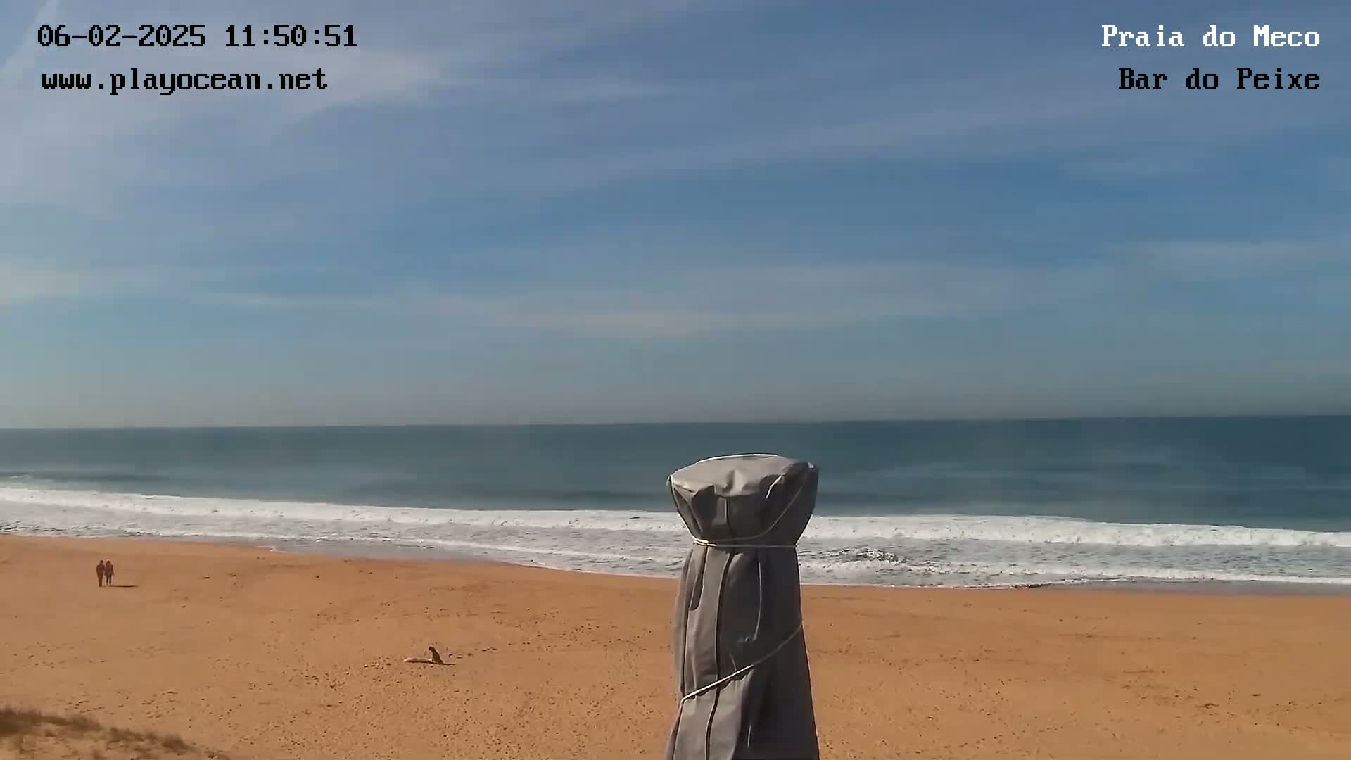 Praia do Meco Beach , Moinho de Baixo Live Cam  - Sesimbra,  Setubal, Portugal
