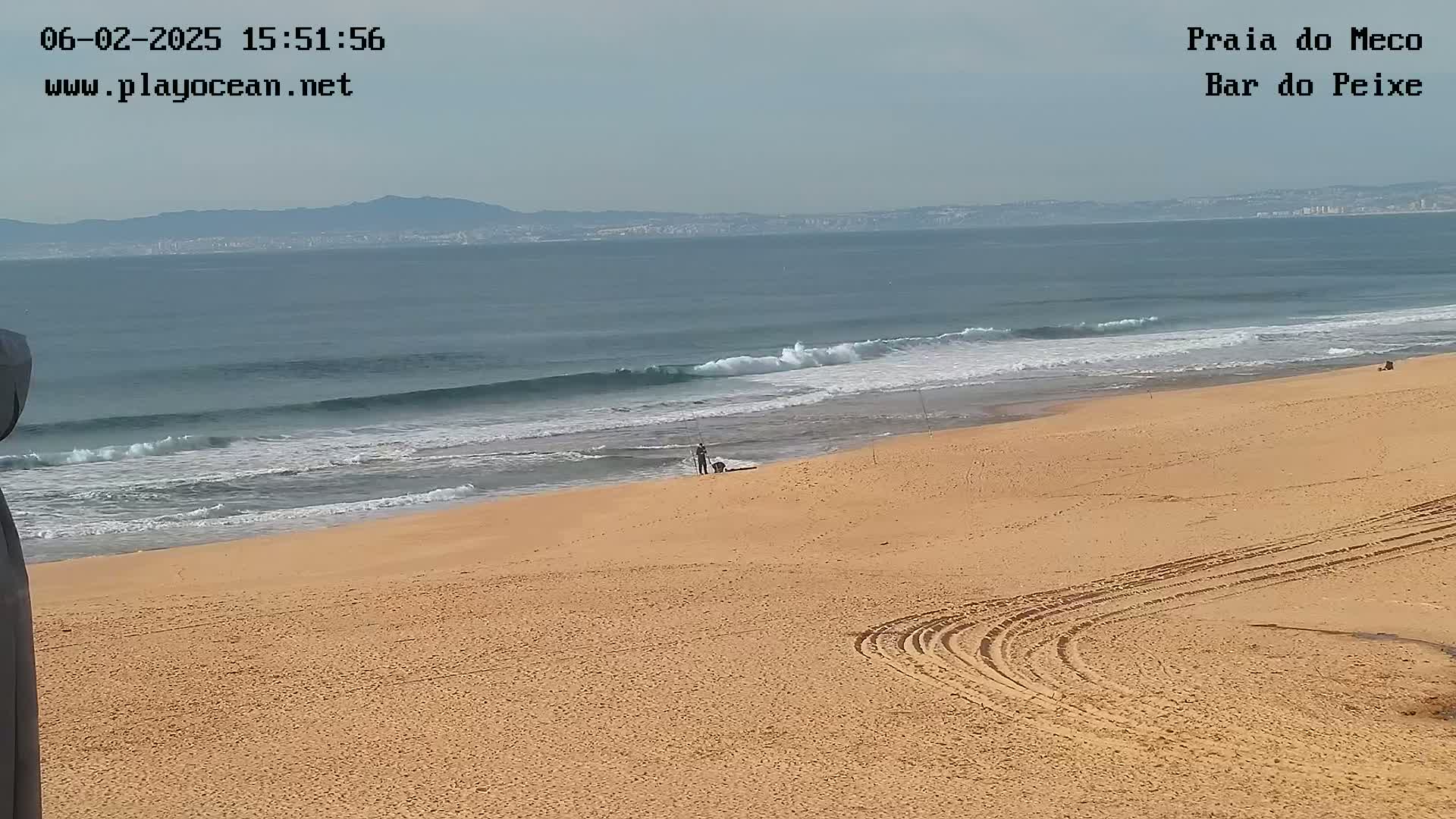 Praia do Meco Beach , Moinho de Baixo Live Cam  - Sesimbra,  Setubal, Portugal