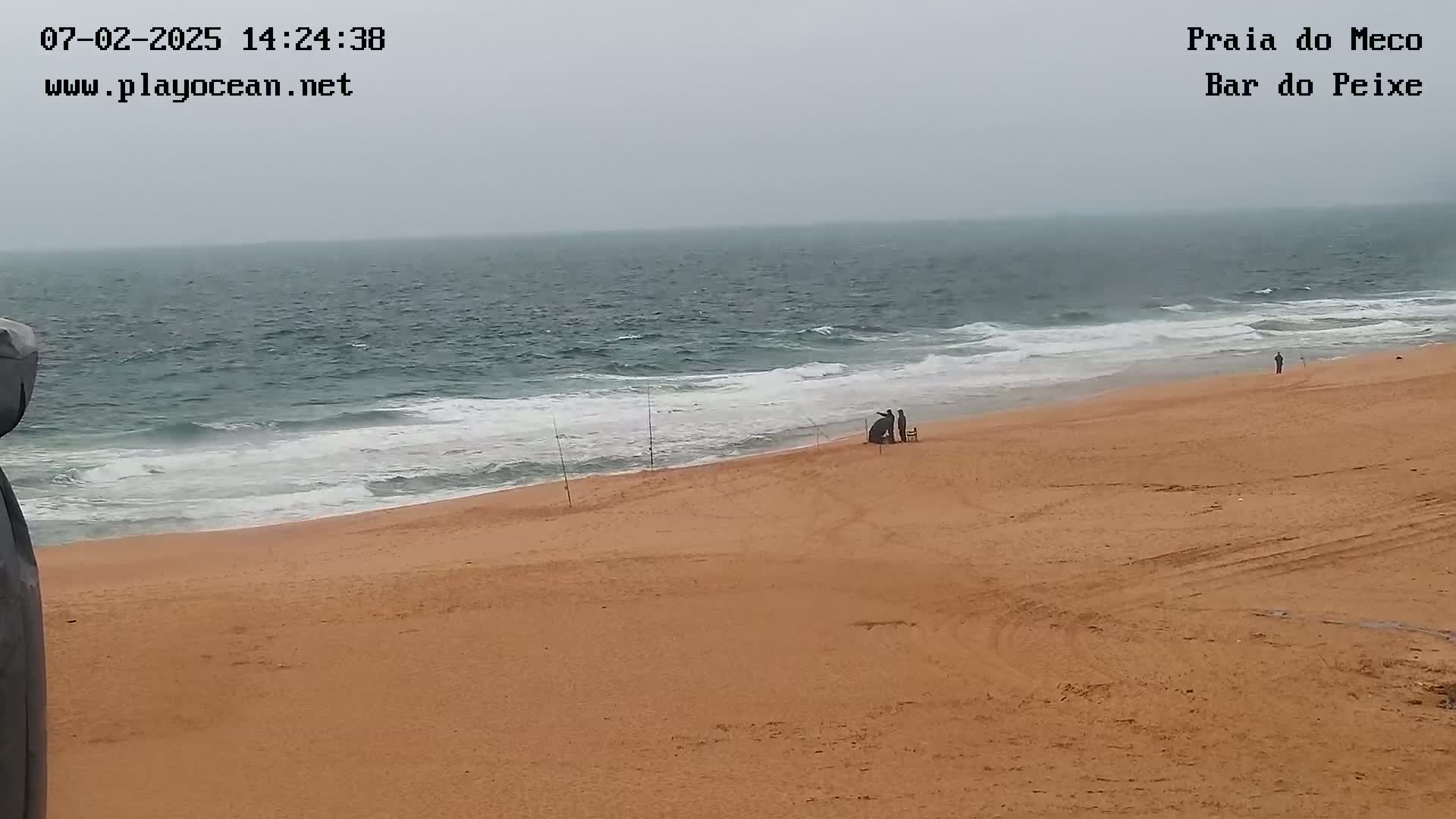 Praia do Meco Beach , Moinho de Baixo Live Cam  - Sesimbra,  Setubal, Portugal