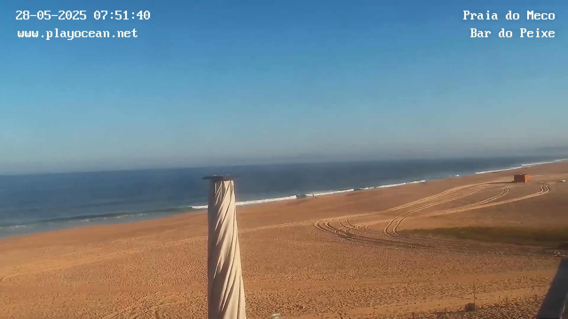 Praia do Meco Beach , Moinho de Baixo Live Cam  - Sesimbra,  Setubal, Lisbon, Portugal