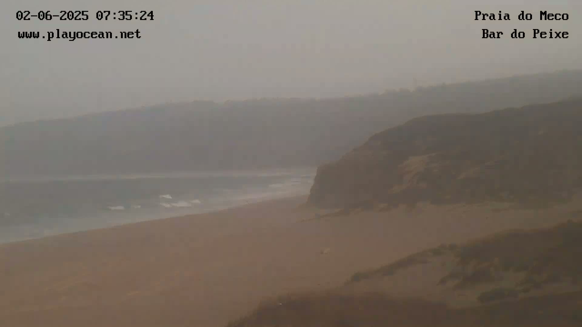 Praia do Meco Beach , Moinho de Baixo Live Cam  - Sesimbra,  Setubal, Lisbon, Portugal