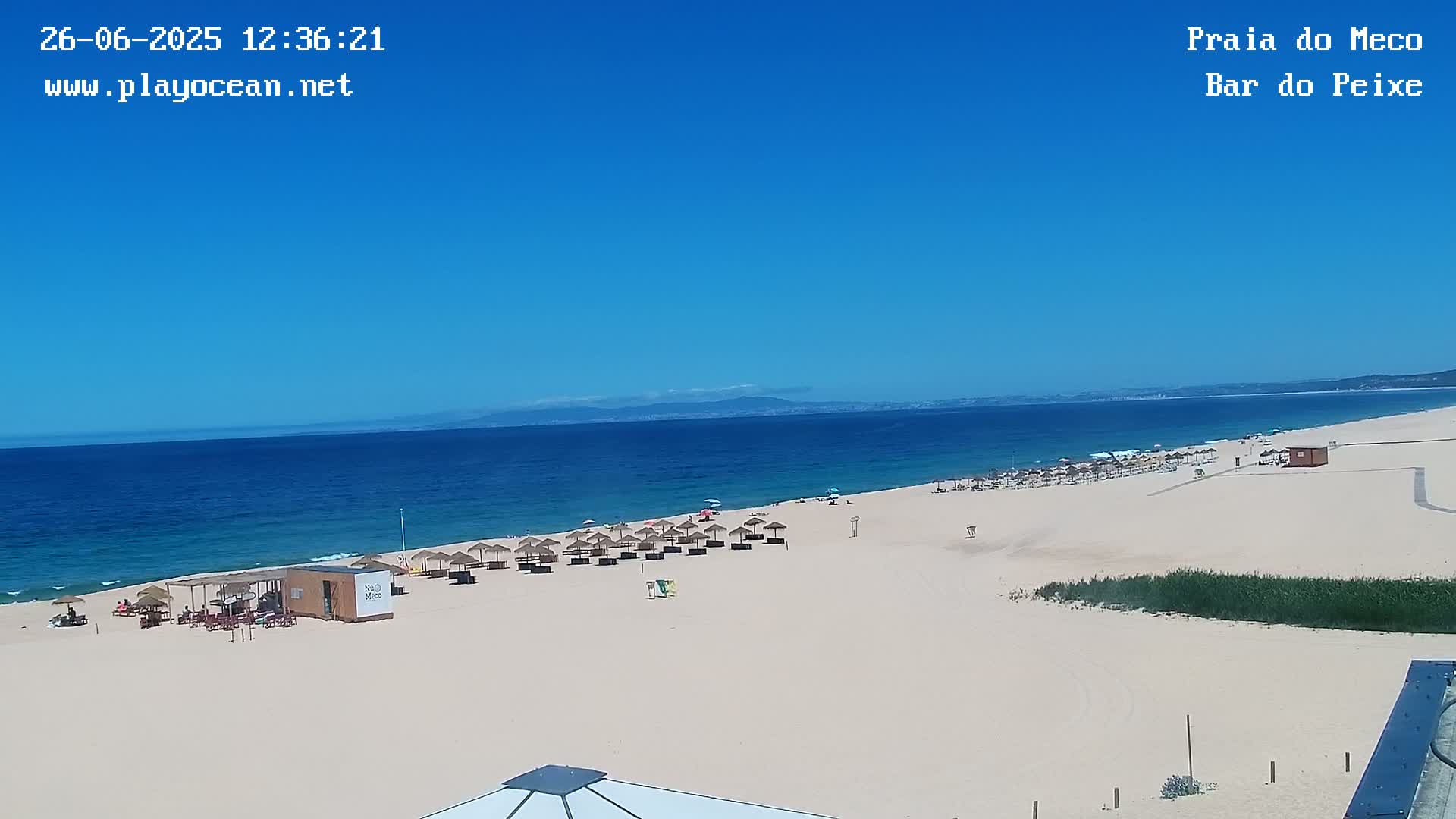 Praia do Meco Beach , Moinho de Baixo Live Cam  - Sesimbra,  Setubal, Lisbon, Portugal