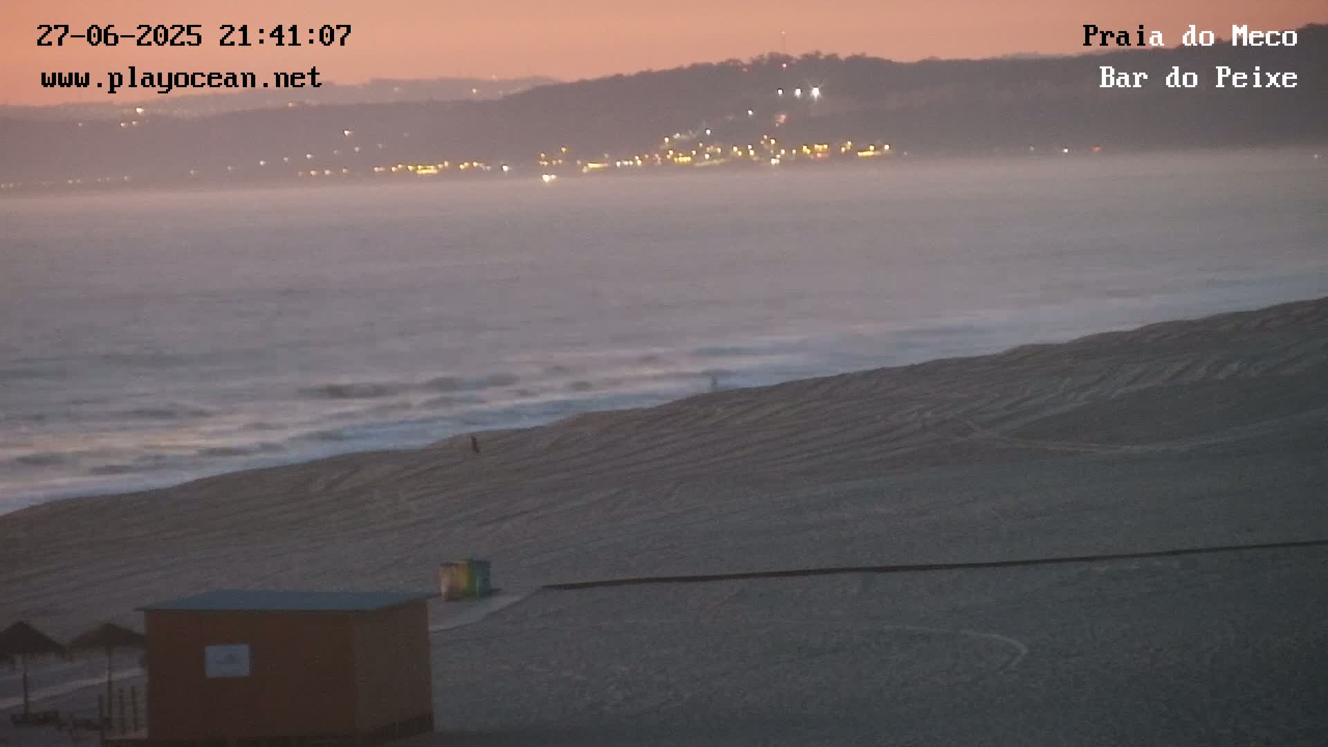 Praia do Meco Beach , Moinho de Baixo Live Cam  - Sesimbra,  Setubal, Lisbon, Portugal
