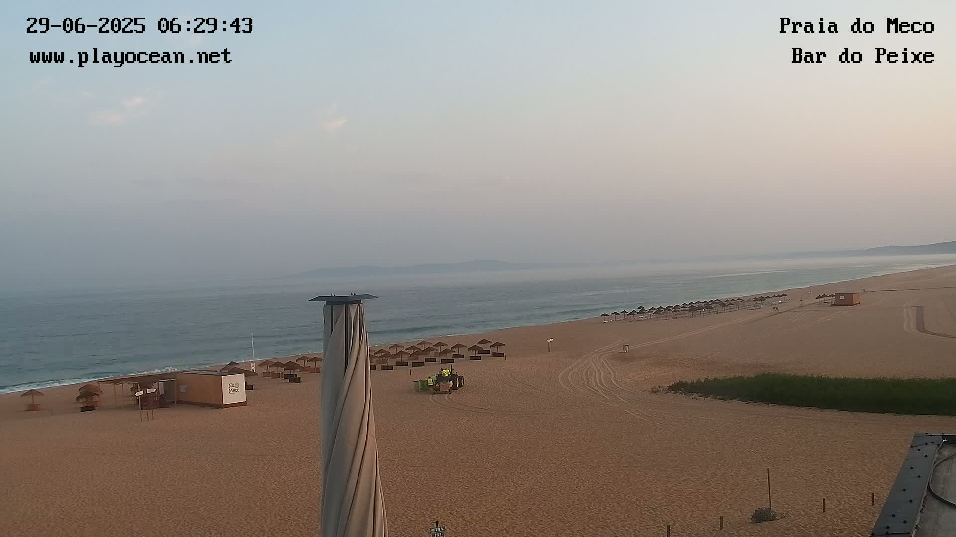 Praia do Meco Beach , Moinho de Baixo Live Cam  - Sesimbra,  Setubal, Lisbon, Portugal