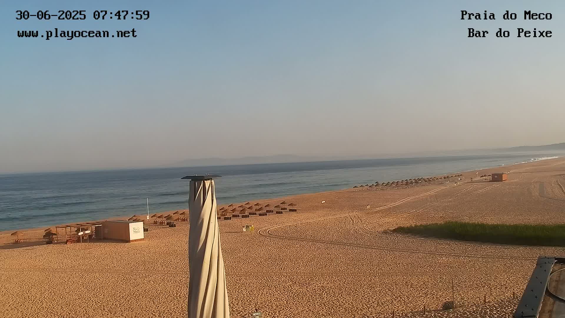 Praia do Meco Beach , Moinho de Baixo Live Cam  - Sesimbra,  Setubal, Lisbon, Portugal