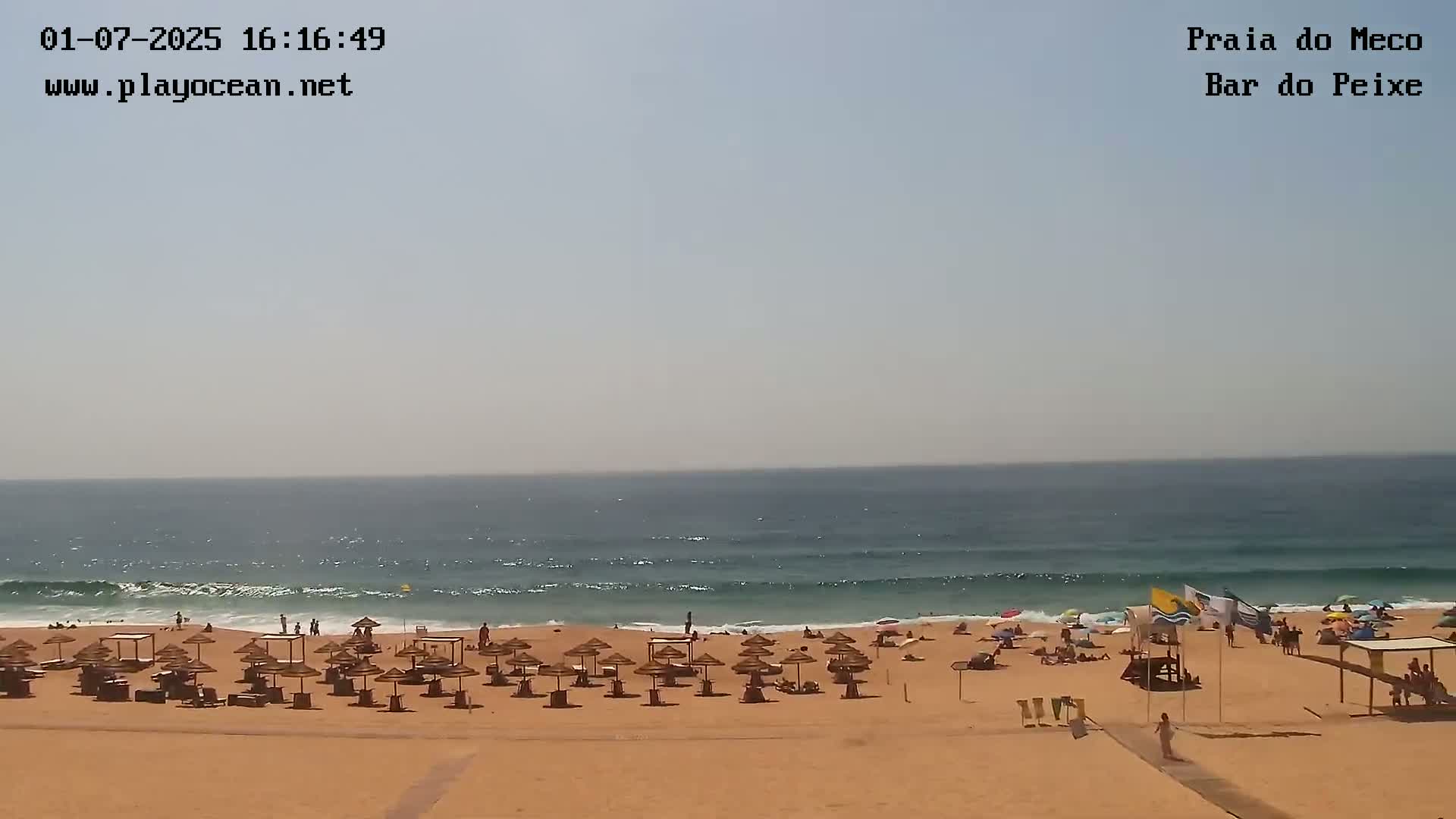 Praia do Meco Beach , Moinho de Baixo Live Cam  - Sesimbra,  Setubal, Lisbon, Portugal