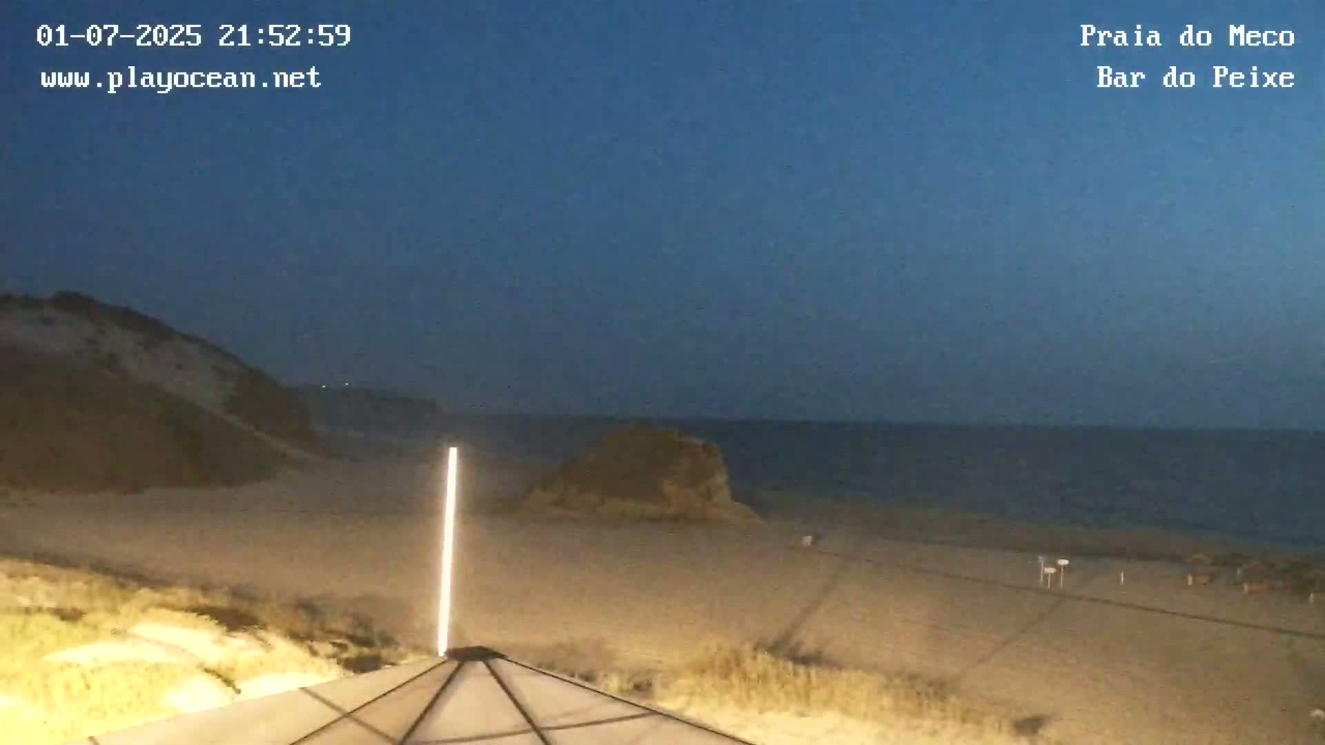 Praia do Meco Beach , Moinho de Baixo Live Cam  - Sesimbra,  Setubal, Lisbon, Portugal