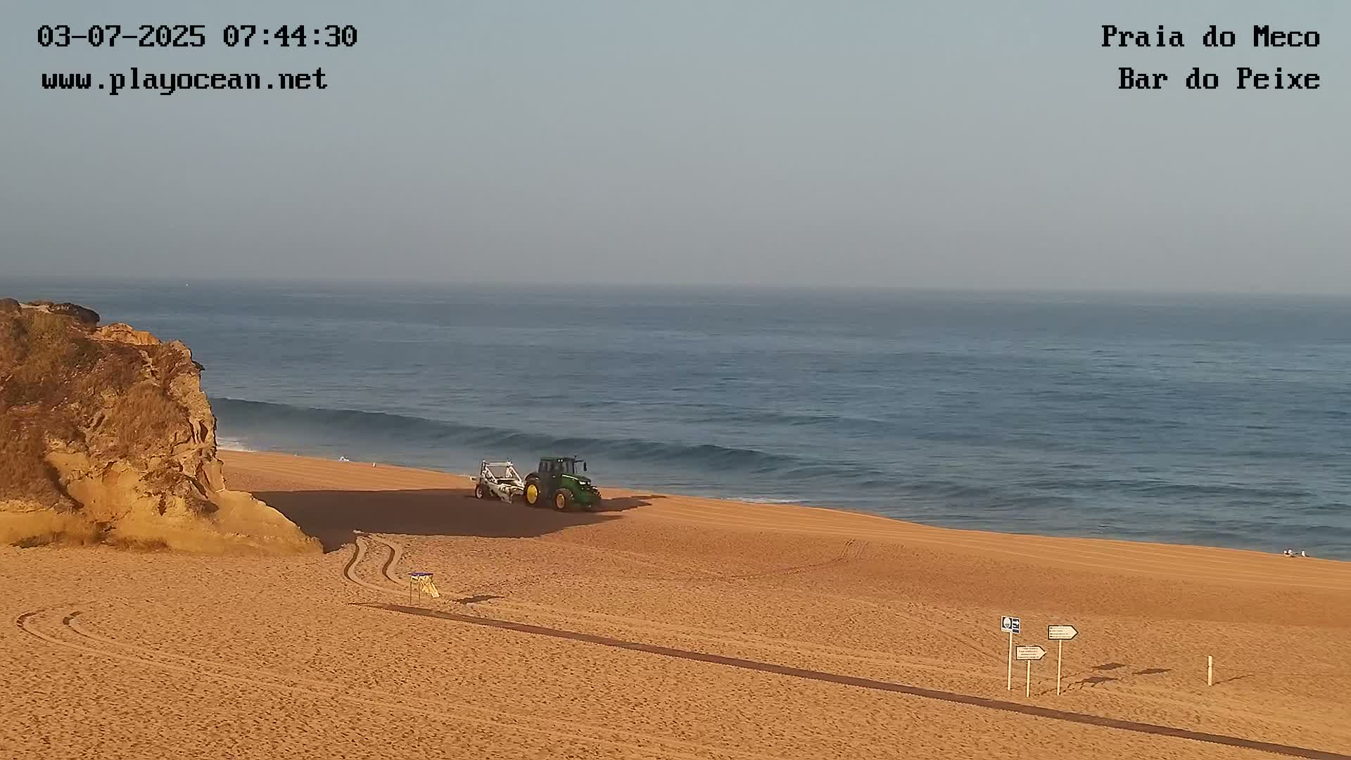 Praia do Meco Beach , Moinho de Baixo Live Cam  - Sesimbra,  Setubal, Lisbon, Portugal