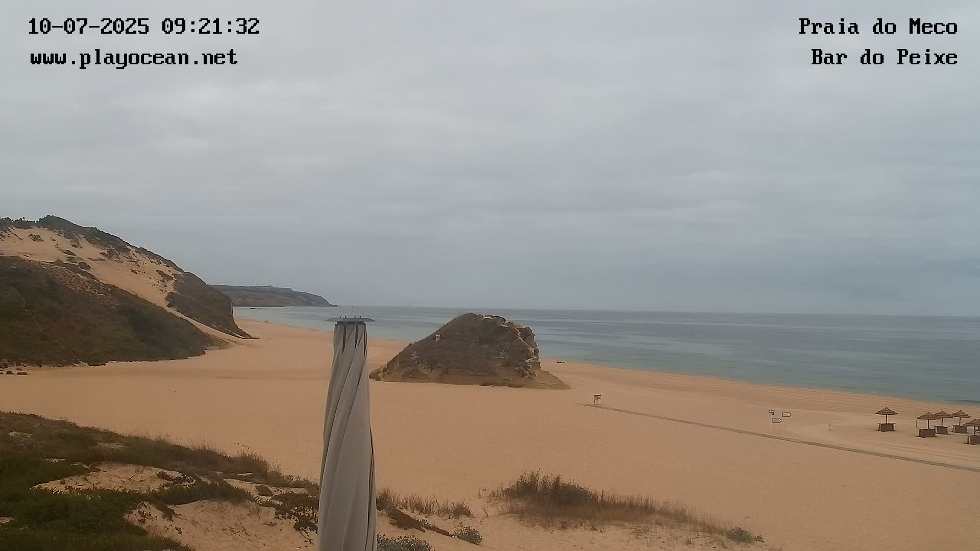 Praia do Meco Beach , Moinho de Baixo Live Cam  - Sesimbra,  Setubal, Lisbon, Portugal