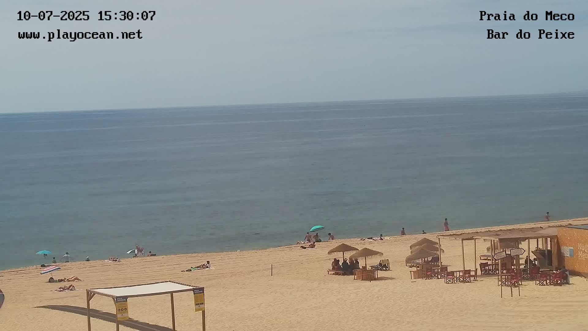 Praia do Meco Beach , Moinho de Baixo Live Cam  - Sesimbra,  Setubal, Lisbon, Portugal