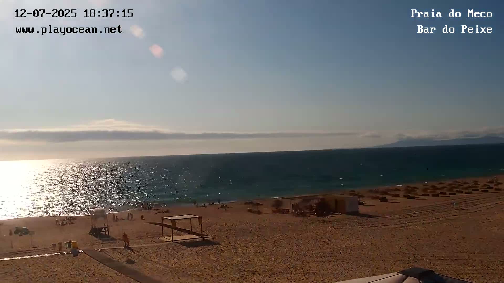 Praia do Meco Beach , Moinho de Baixo Live Cam  - Sesimbra,  Setubal, Lisbon, Portugal