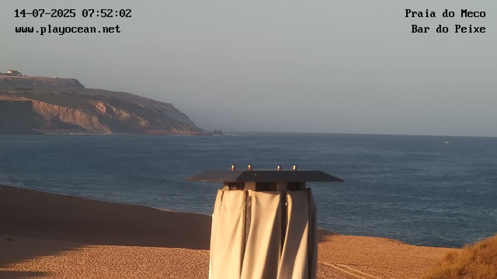 Praia do Meco Beach , Moinho de Baixo Live Cam  - Sesimbra,  Setubal, Lisbon, Portugal