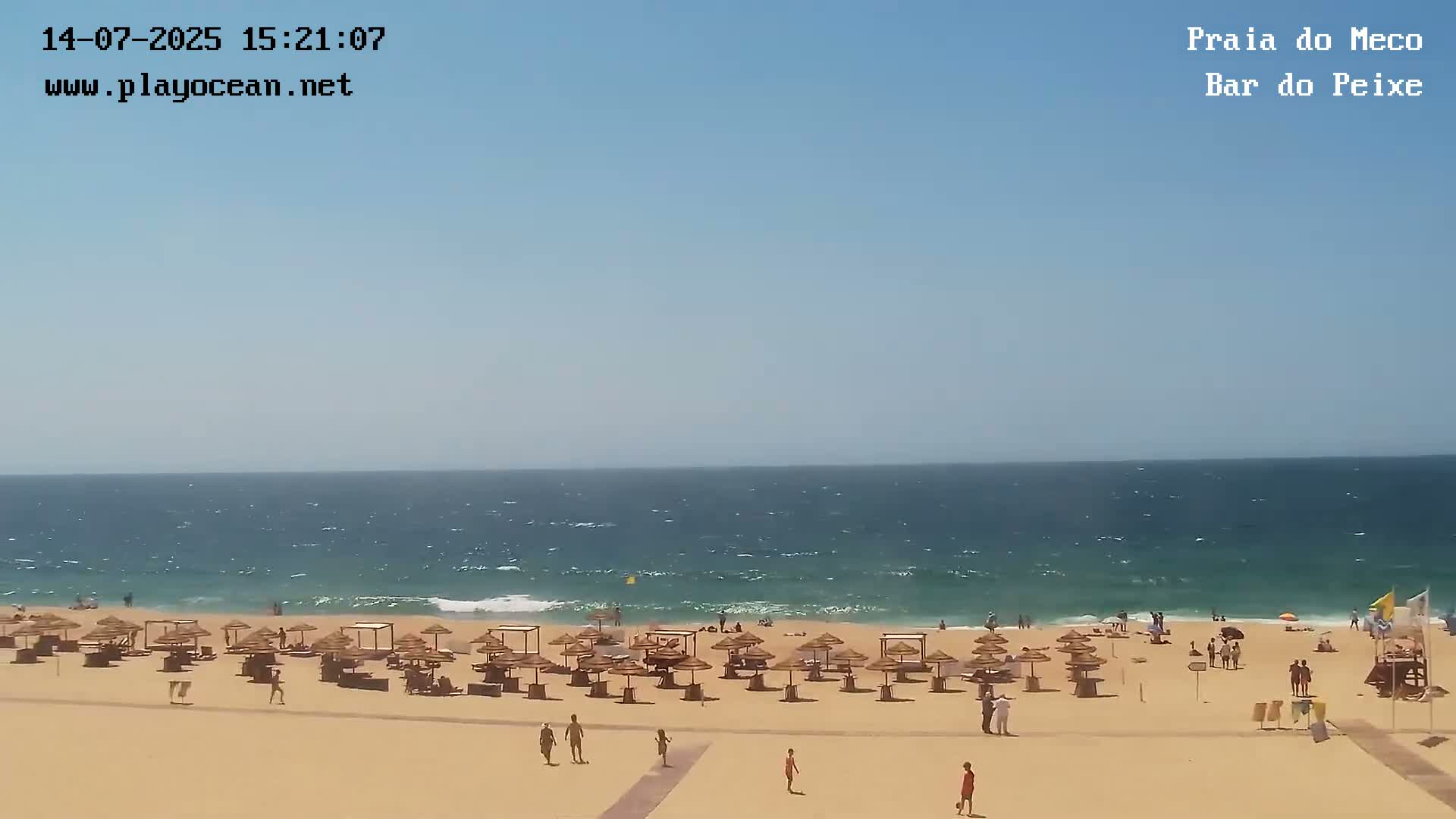 Praia do Meco Beach , Moinho de Baixo Live Cam  - Sesimbra,  Setubal, Lisbon, Portugal