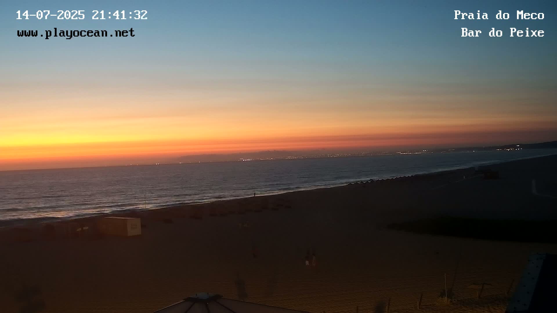 Praia do Meco Beach , Moinho de Baixo Live Cam  - Sesimbra,  Setubal, Lisbon, Portugal