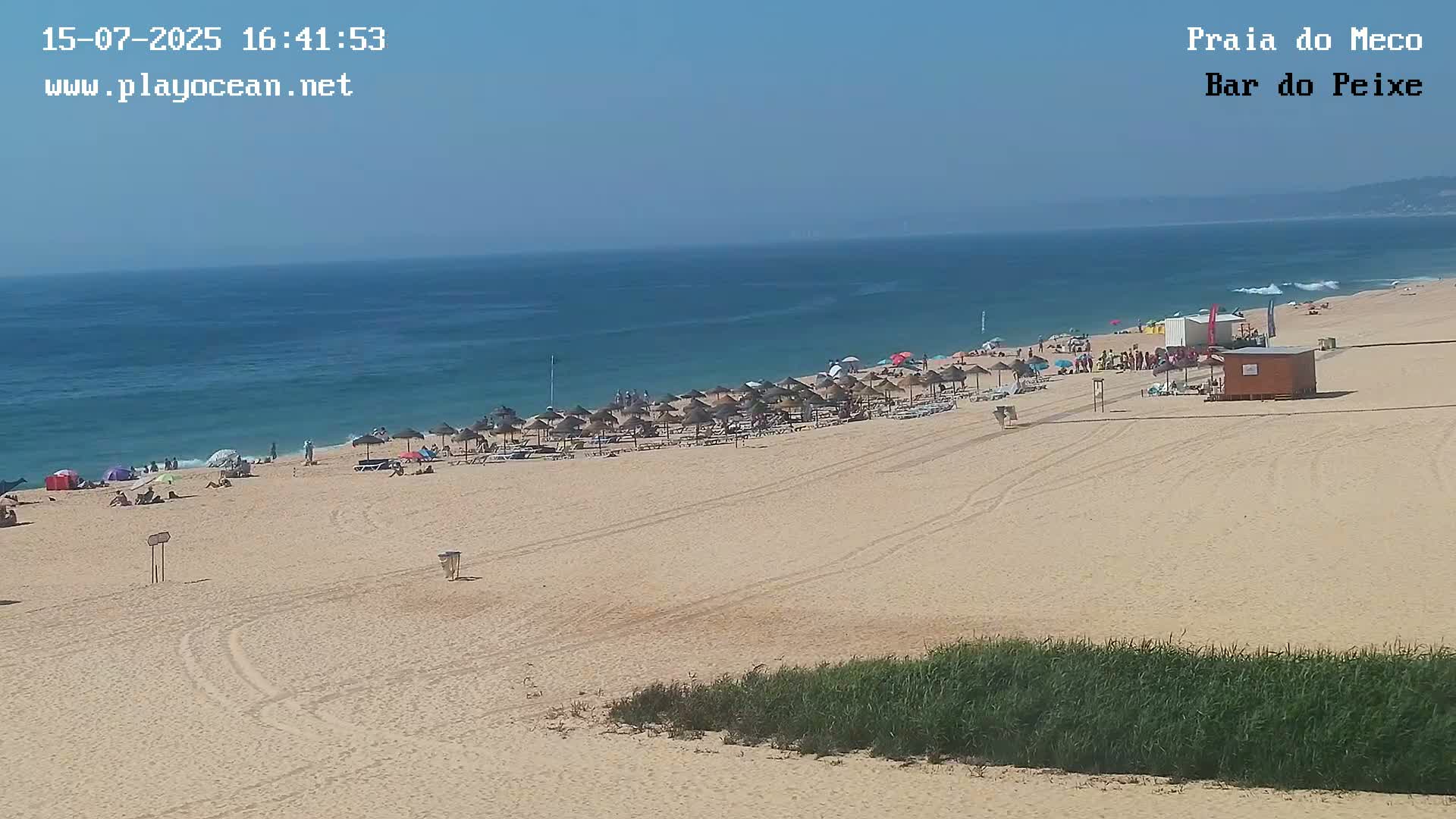 Praia do Meco Beach , Moinho de Baixo Live Cam  - Sesimbra,  Setubal, Lisbon, Portugal