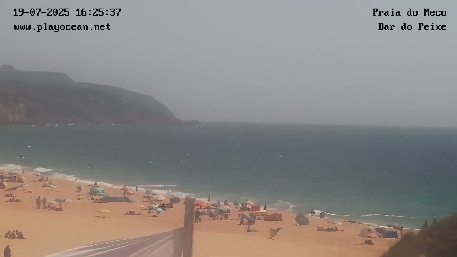 Praia do Meco Beach , Moinho de Baixo Live Cam  - Sesimbra,  Setubal, Lisbon, Portugal