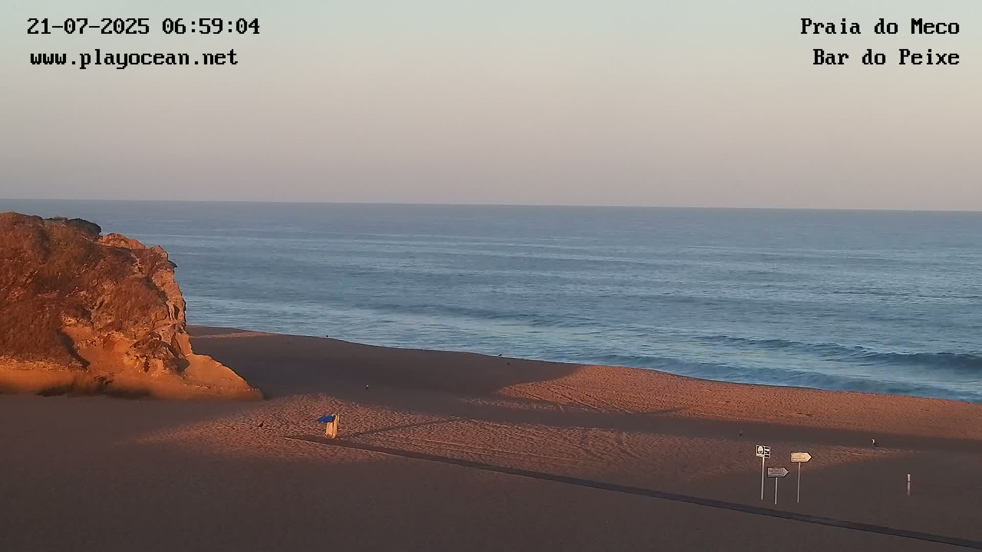 Praia do Meco Beach , Moinho de Baixo Live Cam  - Sesimbra,  Setubal, Lisbon, Portugal