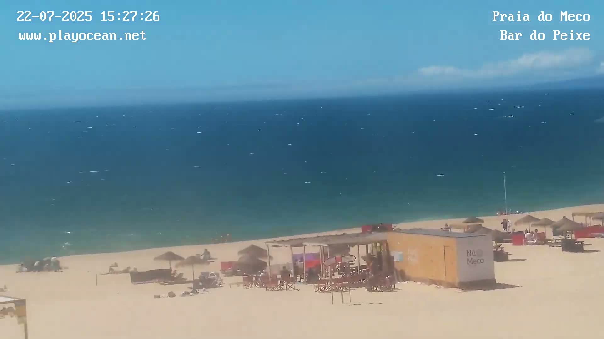 Praia do Meco Beach , Moinho de Baixo Live Cam  - Sesimbra,  Setubal, Lisbon, Portugal