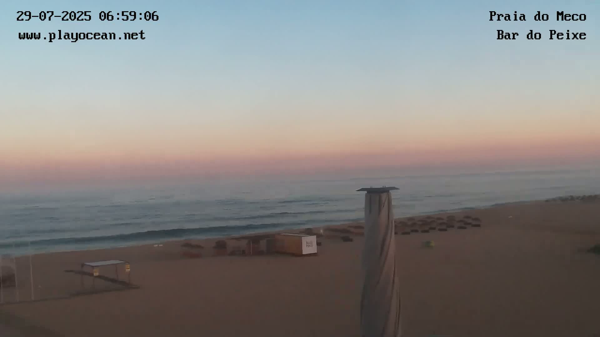 Praia do Meco Beach , Moinho de Baixo Live Cam  - Sesimbra,  Setubal, Lisbon, Portugal