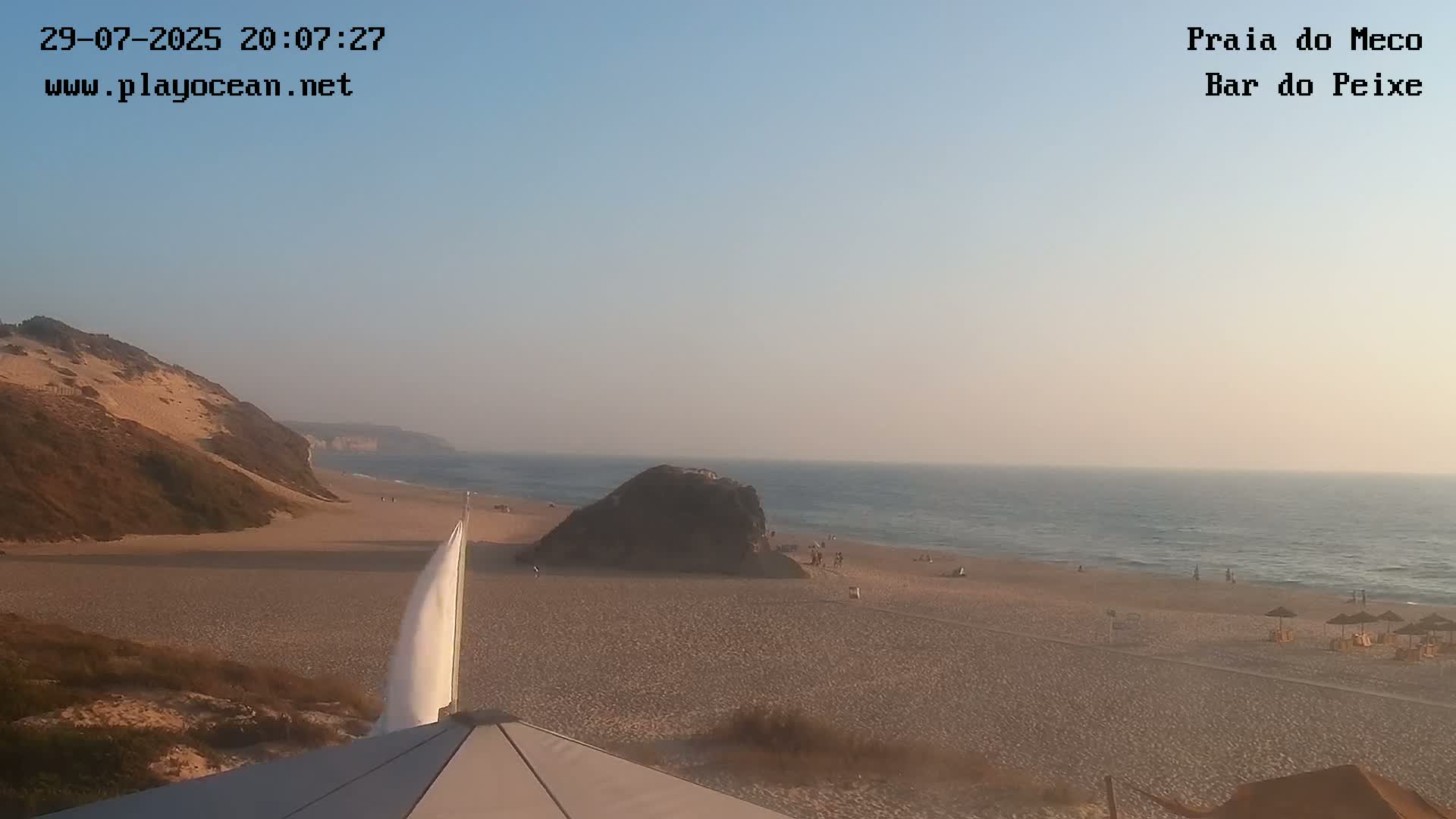 Praia do Meco Beach , Moinho de Baixo Live Cam  - Sesimbra,  Setubal, Lisbon, Portugal