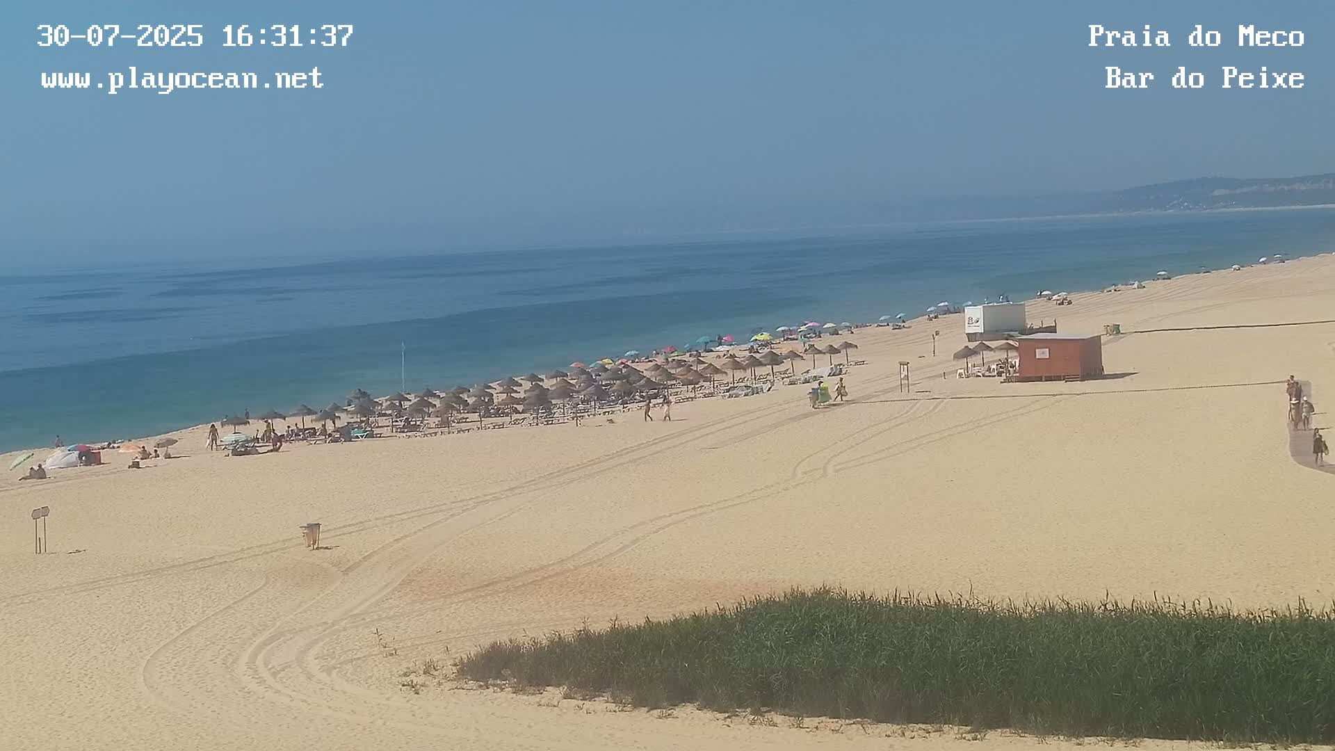 Praia do Meco Beach , Moinho de Baixo Live Cam  - Sesimbra,  Setubal, Lisbon, Portugal