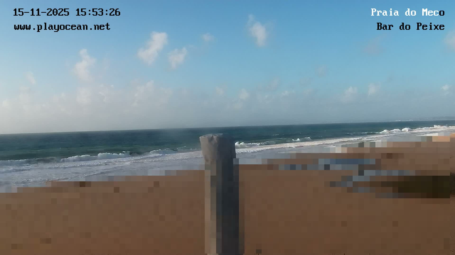 Praia do Meco Beach , Moinho de Baixo Live Cam  - Sesimbra,  Setubal, Lisbon, Portugal