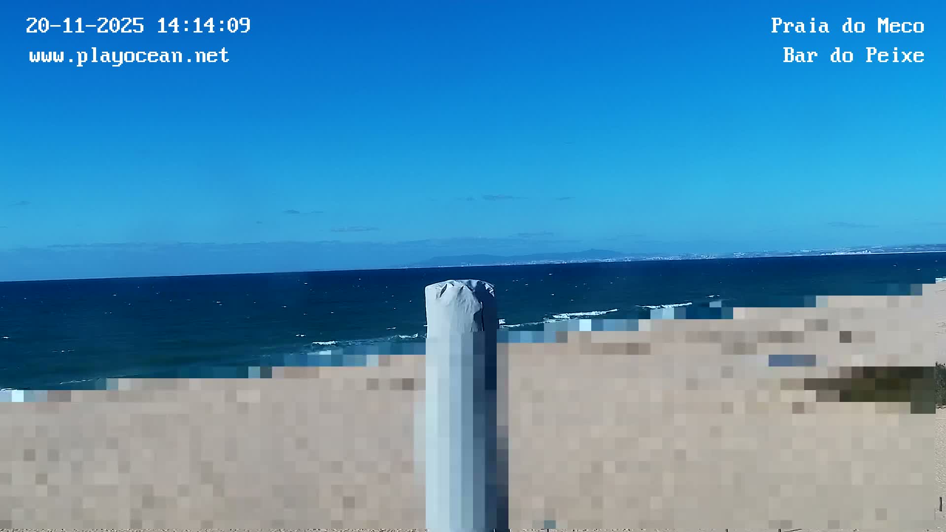 Praia do Meco Beach , Moinho de Baixo Live Cam  - Sesimbra,  Setubal, Lisbon, Portugal