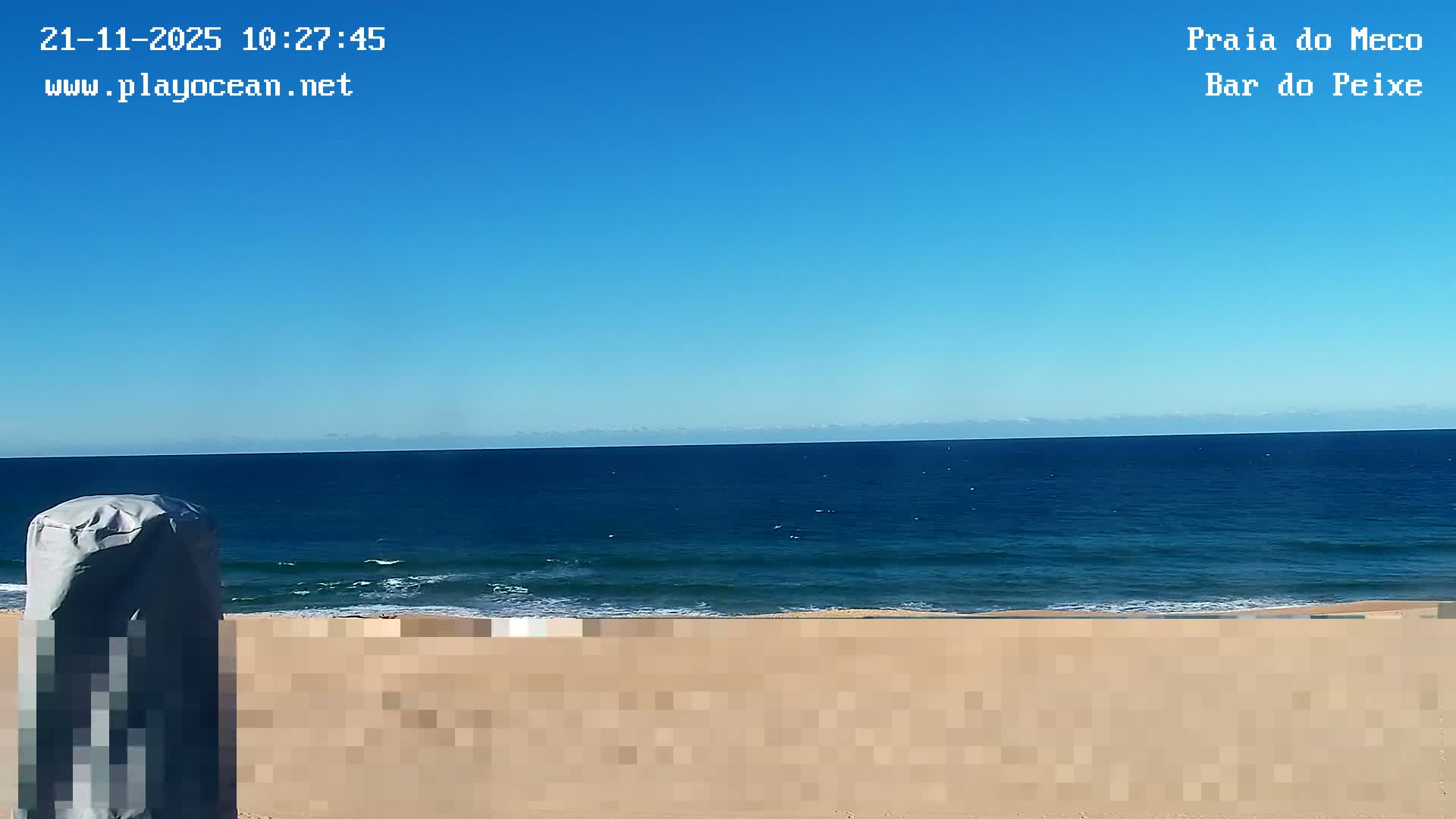 Praia do Meco Beach , Moinho de Baixo Live Cam  - Sesimbra,  Setubal, Lisbon, Portugal