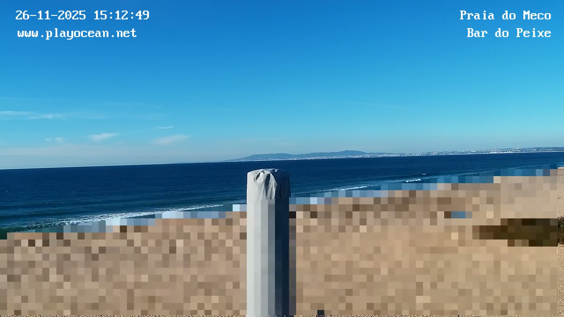 Praia do Meco Beach , Moinho de Baixo Live Cam  - Sesimbra,  Setubal, Lisbon, Portugal