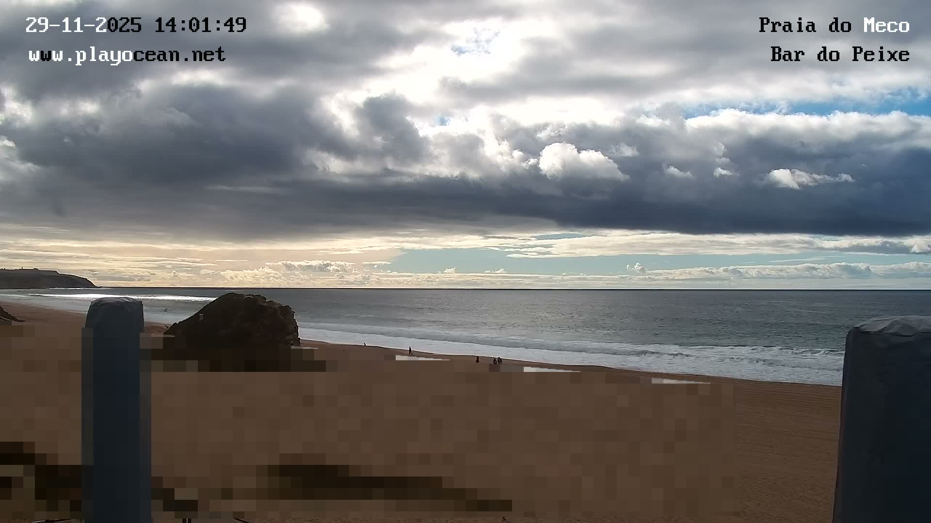 Praia do Meco Beach , Moinho de Baixo Live Cam  - Sesimbra,  Setubal, Lisbon, Portugal